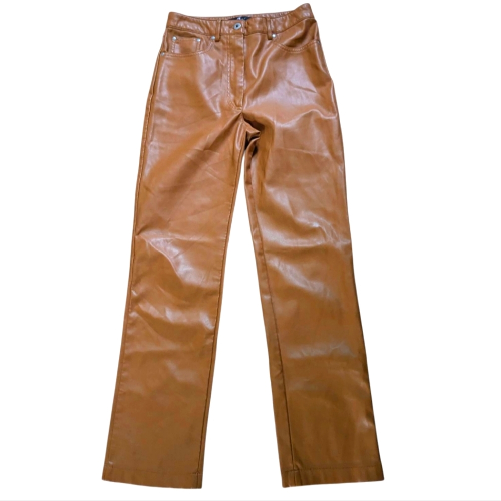 7 For All Mankind Vegan Leather Pants - Picture 3 of 8